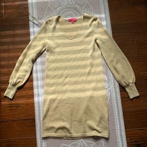 Golden midi Lily Pulitzer dress